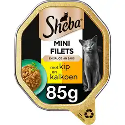 Albert Heijn Sheba Mini filets n saus kip & kalkoen aanbieding