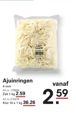 Sligro Ajuinringen aanbieding