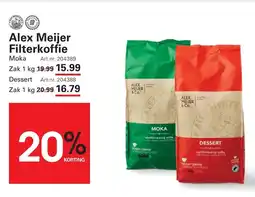 Sligro Alex Meijer Filterkoffie aanbieding