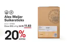 Sligro Alex Meijer Suikersticks aanbieding