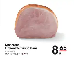 Sligro Maertens gekookte tunnelham aanbieding