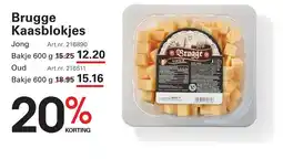 Sligro Brugge Kaasblokjes Jong aanbieding