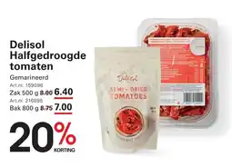 Sligro Delisol halfgedroogde tomaten gemarineerd aanbieding