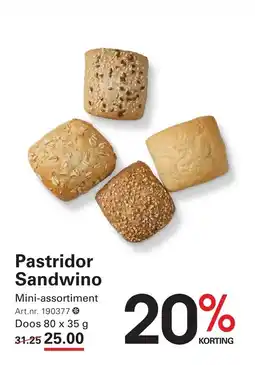 Sligro Pastridor Sandwino aanbieding