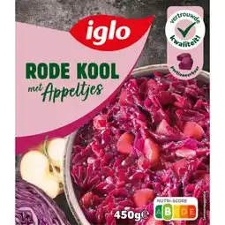 Albert Heijn Iglo Rode kool met appeltjes aanbieding