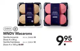 Sligro MNDV Macarons aanbieding