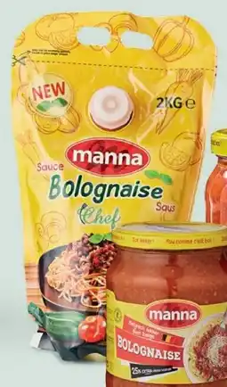 Sligro Manna bolognaisesaus chef aanbieding