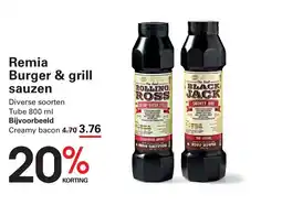 Sligro Remia burger & grill sauzen aanbieding