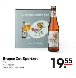 Sligro Brugse zot sportzot 0% aanbieding