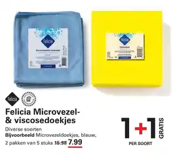 Sligro Felicia microvezel & viscosedoekjes aanbieding