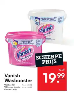 Sligro Vanish Wasbooster aanbieding