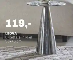 Trendhopper LEOVA Bijzettafel nikkel aanbieding