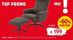 Gaverzicht Relax +hocker aanbieding