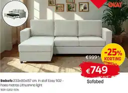 Gaverzicht Bedsofa aanbieding