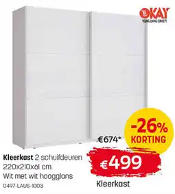 Gaverzicht Kleerkast aanbieding