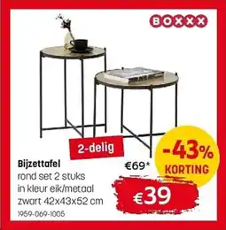 Gaverzicht Bijzettafel aanbieding