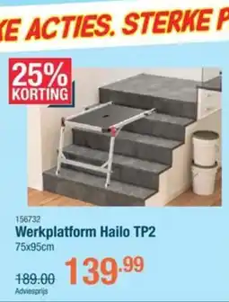 Cevo Werkplatform Hailo TP2 aanbieding