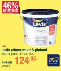 Cevo Levis primer muur & plafond aanbieding