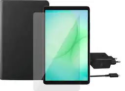 Coolblue Samsung Galaxy Tab A11 8,7 inch 128GB Wifi + 4G Grijs + Compleet Accessoirepakket aanbieding