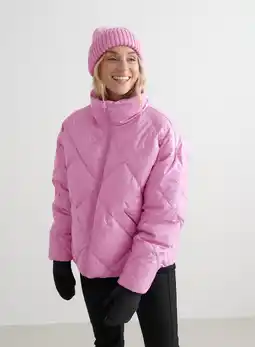 Decathlon Dames Ski Jas Gewatteerd Roze aanbieding