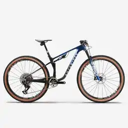 Decathlon Full suspension XC mountainbike carbon frame Race 940 S Ltd blauw aanbieding