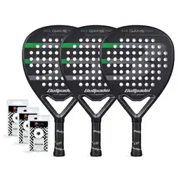 Decathlon Tripack Bullpadel Game Power Negro aanbieding