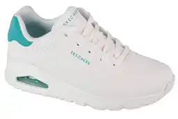 Decathlon Baskets Femme UNO - POP BACK Skechers WMNT 177092 Blanc Skechers aanbieding