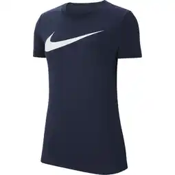 Decathlon Dames-T-Shirt met Korte Mouwen Nike Marineblauw aanbieding