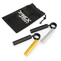 Decathlon Aluminium handgrip Trex Sport 2-delig 45/90 kg aanbieding