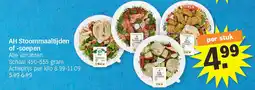 Albert Heijn AH Stoommaaltijden of -soepen aanbieding