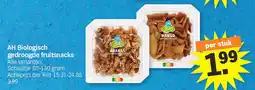 Albert Heijn AH Biologisch gedroogde fruitsnacks aanbieding