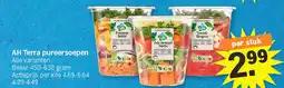 Albert Heijn AH Terra pureersoepen aanbieding
