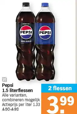 Albert Heijn Pepsi 1.5 literflessen aanbieding