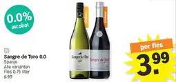 Albert Heijn Sangre de Toro 0.0 aanbieding