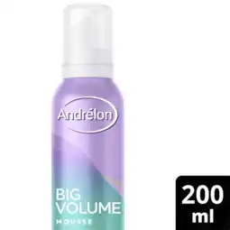 Albert Heijn Andrélon Verrassend volume haarmousse aanbieding