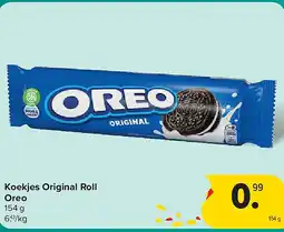 Carrefour Koekjes Original Roll Oreo aanbieding