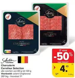 Carrefour Charcuterie Carrefour Selection aanbieding