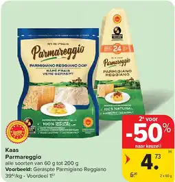 Carrefour Kaas Parmareggio aanbieding