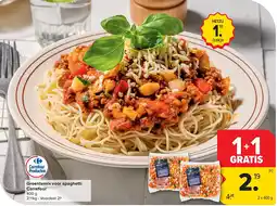 Carrefour Groentemix voor spaghetti Carrefour aanbieding