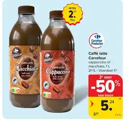 Carrefour Caffè latte Carrefour aanbieding