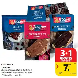Carrefour Chocolade Jacques aanbieding