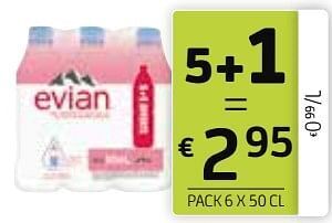 BelBev Evian aanbieding