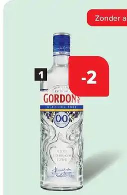 Carrefour Gordon’s 0,0% Dry of Pink en Captain Morgan zonder alcohol aanbieding