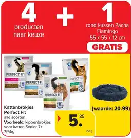 Carrefour Kattenbrokjes Perfect Fit aanbieding