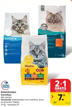 Carrefour Kattenbrokjes Carrefour aanbieding