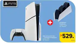 Carrefour PS5-console Slim Disc + 1 controller inbegrepen + Laadstation DualSense aanbieding
