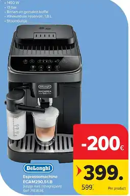 Carrefour Espressomachine ECAM290.51.B aanbieding