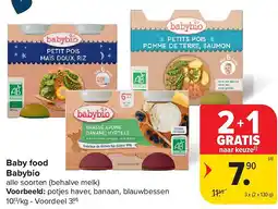 Carrefour Baby food Babybio aanbieding