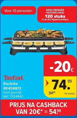 Carrefour Raclette RE458812 aanbieding