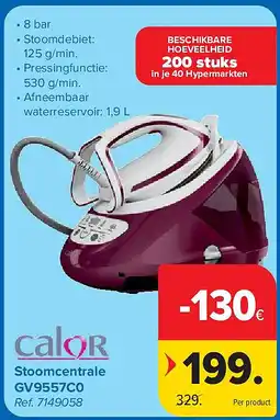 Carrefour Stoomcentrale GV9557C0 aanbieding